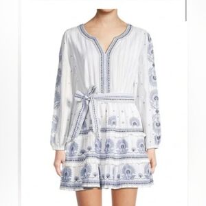 Roller Rabbit Indriya Embroidered Mini Dress Size XS